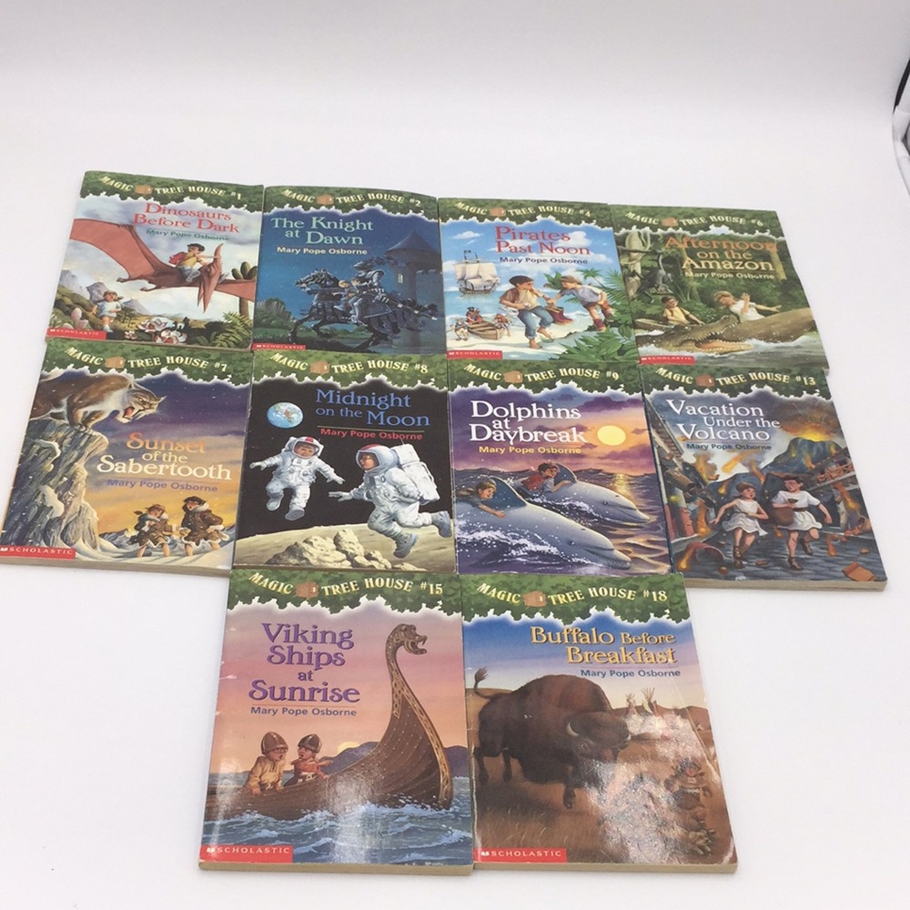 10 Magic Tree House Books Scholastic Kids Readers Mary Pope Osborne Vintage